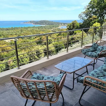 Pinarello Vue Panoramique Piscine Privee Chauffee, A 900m Zonza