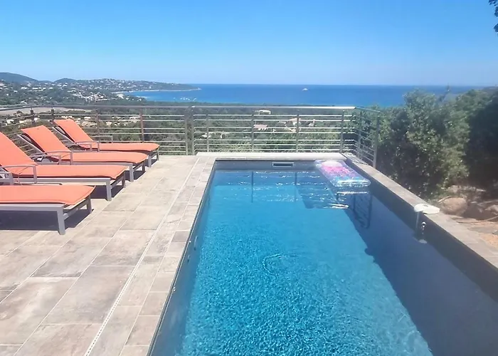 Pinarello Vue Panoramique Piscine Privee Chauffee, A 900m * Zonza