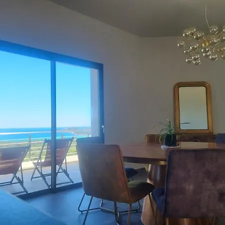 Pinarello Vue Panoramique Piscine Privée Chauffée, à 900m Villa Zonza