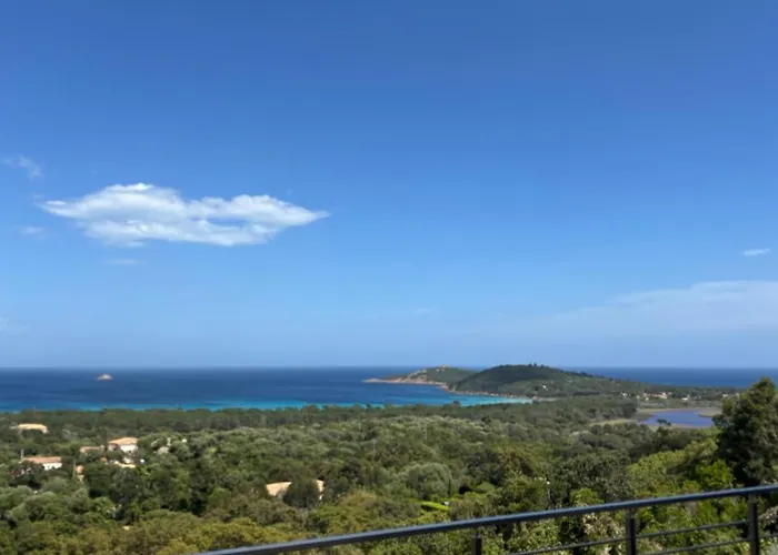 Pinarello Vue Panoramique Piscine Privée Chauffée, à 900m Villa Zonza